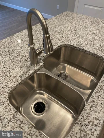 a close view of sink