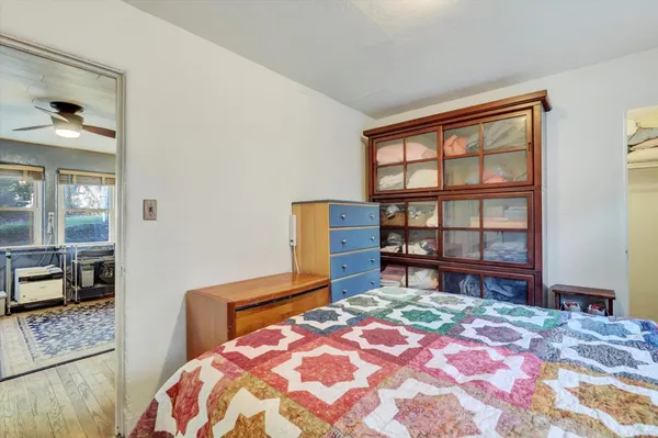 a kitchen with stainless steel appliances a refrigerator and a stove top oven