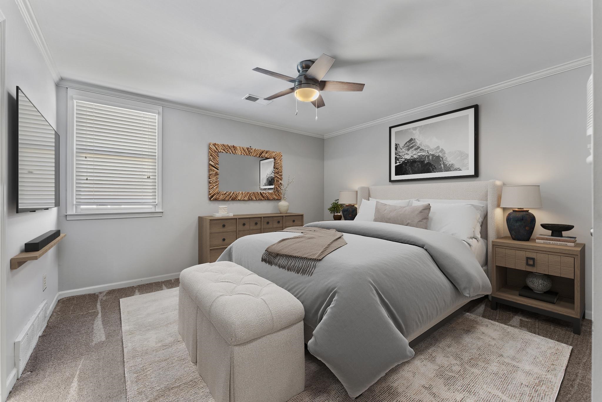 2161 Gallina Circle Collierville, TN 38017 - Photo 22 of 25 a bedroom with a large bed and a window