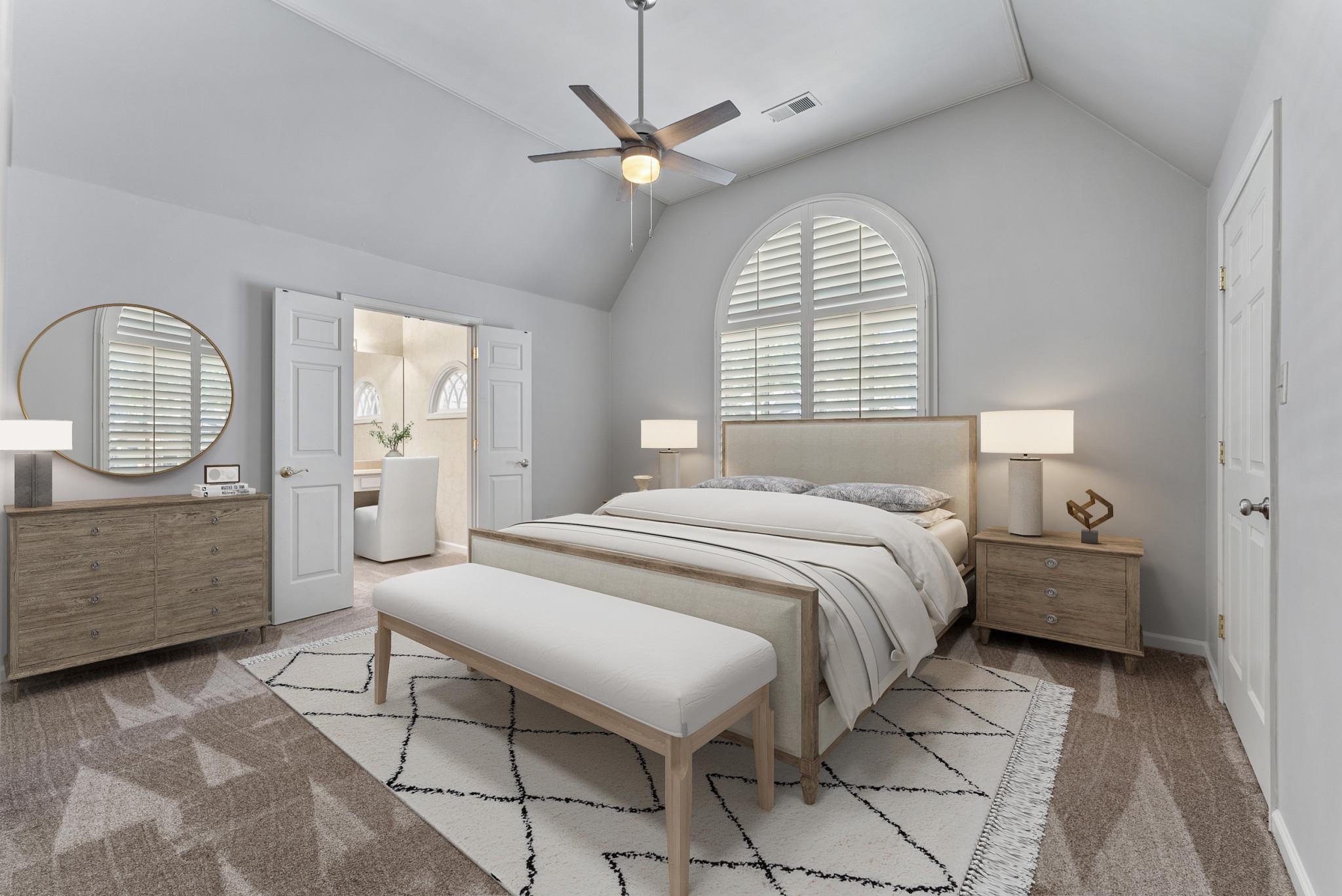 2161 Gallina Circle Collierville, TN 38017 - Photo 24 of 25 a bed room with a bed a mirror and a window