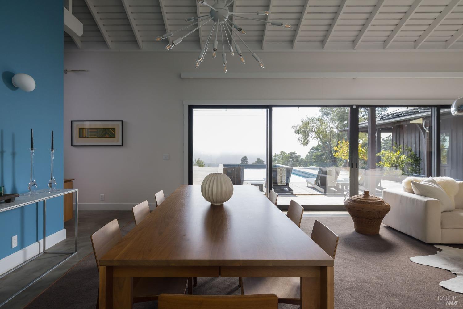 18800 Fitzpatrick Lane Occidental, CA 95465 - Photo 9 of 35 a view of a dining room with furniture and a window