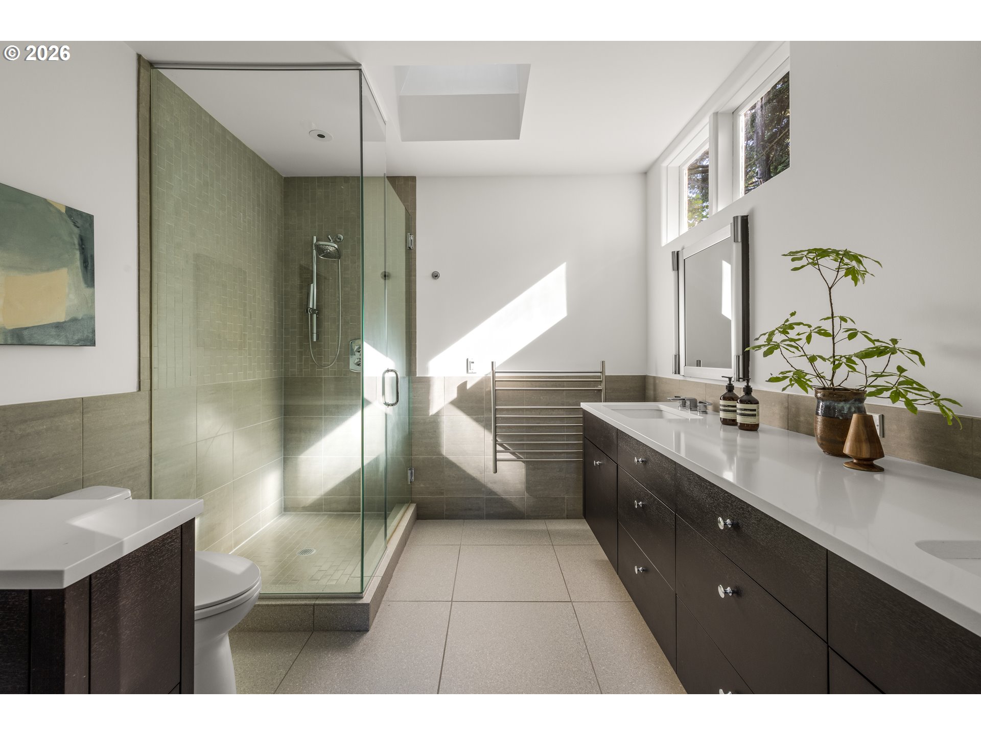 4645 Southwest Fairview Boulevard Portland, OR 97221 - Photo 36 of 38 a bathroom with a sink and a mirror