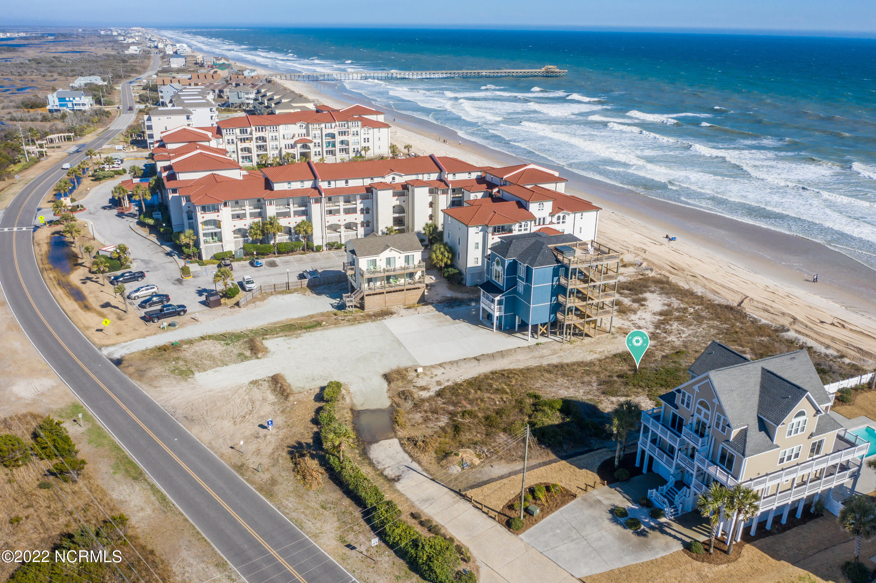 Lot 9 New River Inlet Road North Topsail Beach, NC 28460 - Photo 8 of 10 Aerial looking north
