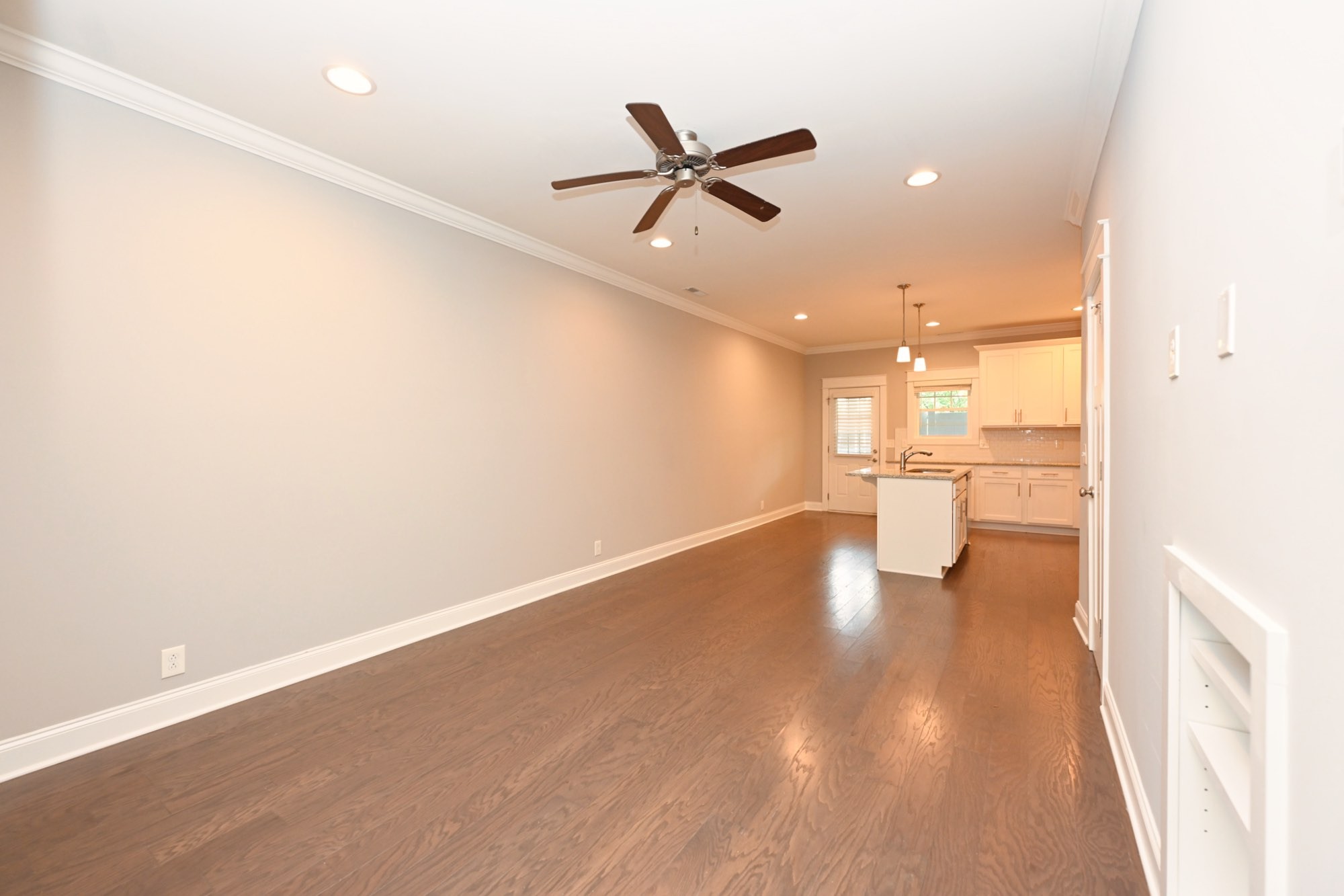 1019 North Maple Street, Unit 2D Murfreesboro, TN 37130 - Photo 11 of 56 a view of a hallway with a kitchen
