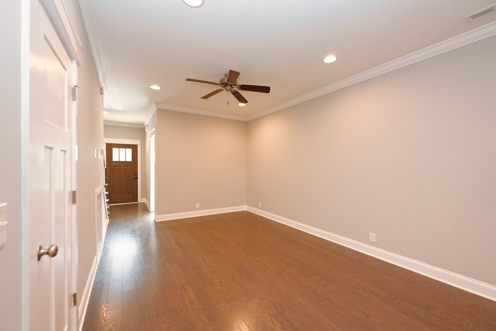 1019 North Maple Street, Unit 2D Murfreesboro, TN 37130 - Photo 18 of 56 wooden floor in an empty room with a window