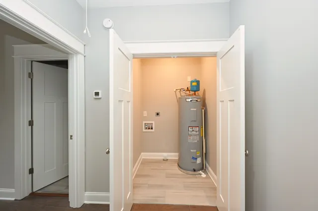 a view of front door of house