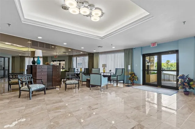 a view of a city from a balcony