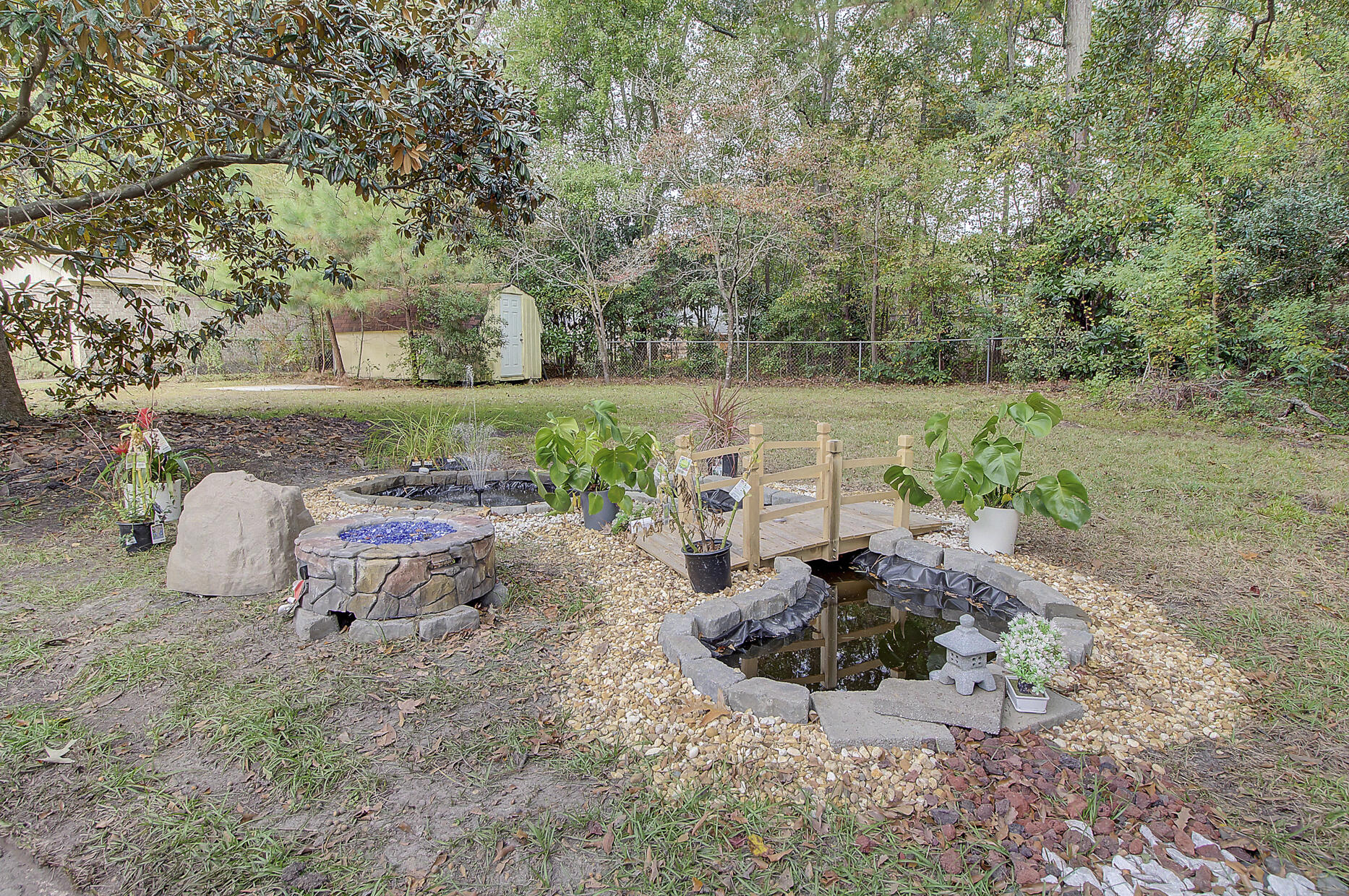 208 Janice Street Goose Creek, SC 29445 - Photo 18 of 20 Pond, Gas Fire Pit
