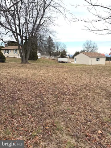 a view of yard with trees