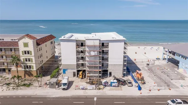 a aerial view of a building