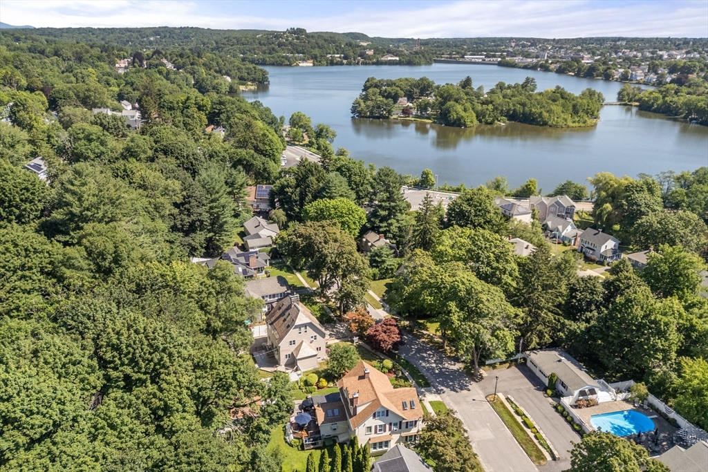 43 Laconia Road Worcester, MA 01609 - Photo 35 of 37 an aerial view of a houses with lake view