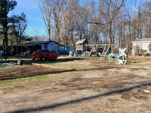 a view of street with houses