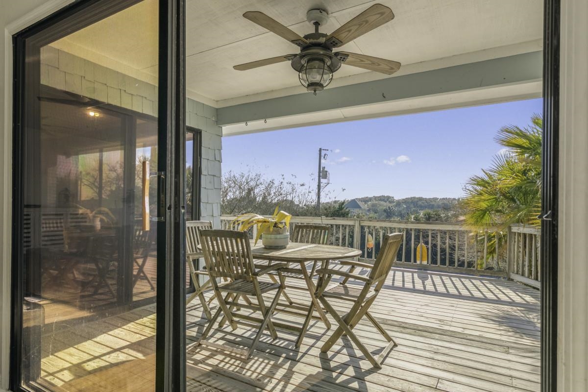 5484 5th Street St. Augustine, FL 32080 - Photo 22 of 37 a view of a balcony with furniture