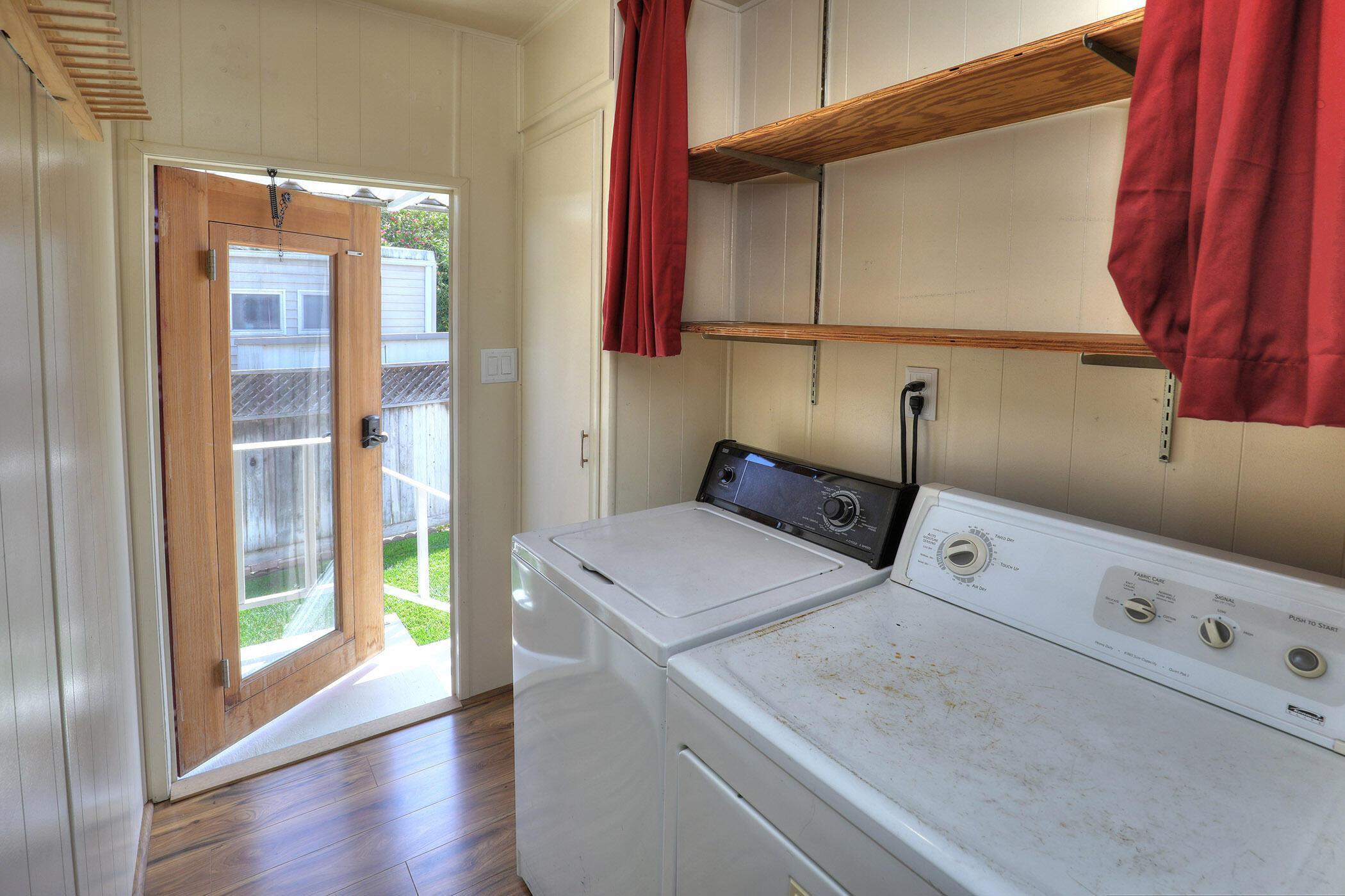 30 Winchester Canyon Road, Unit SPC 50 Goleta, CA 93117 - Photo 20 of 30 a utility room with dryer and washer