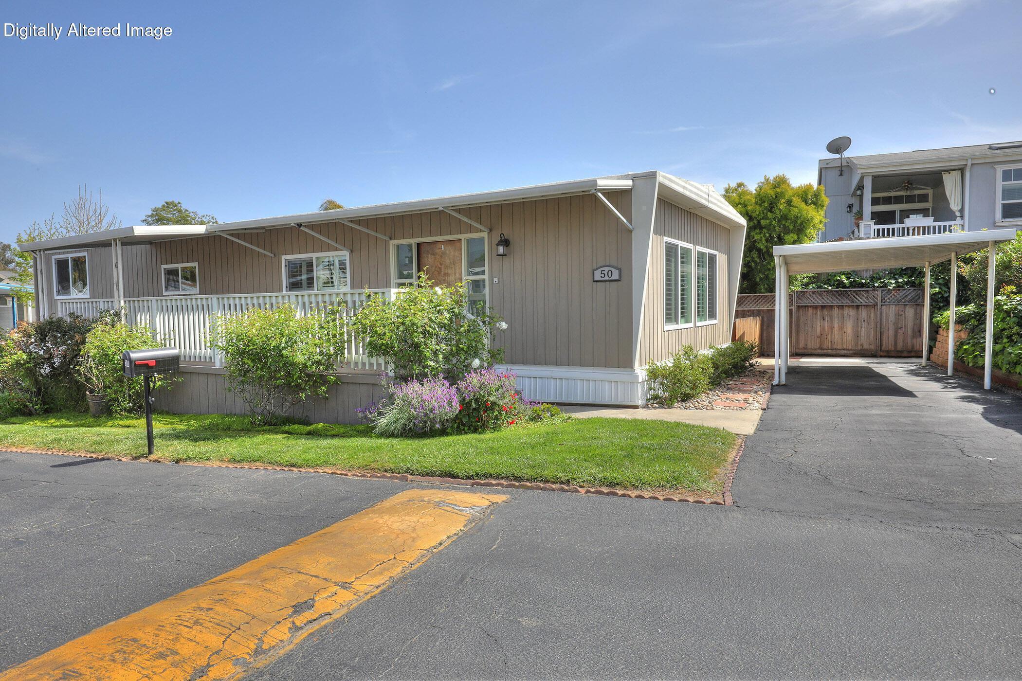 30 Winchester Canyon Road, Unit SPC 50 Goleta, CA 93117 - Photo 30 of 30 a front view of house with yard and green space