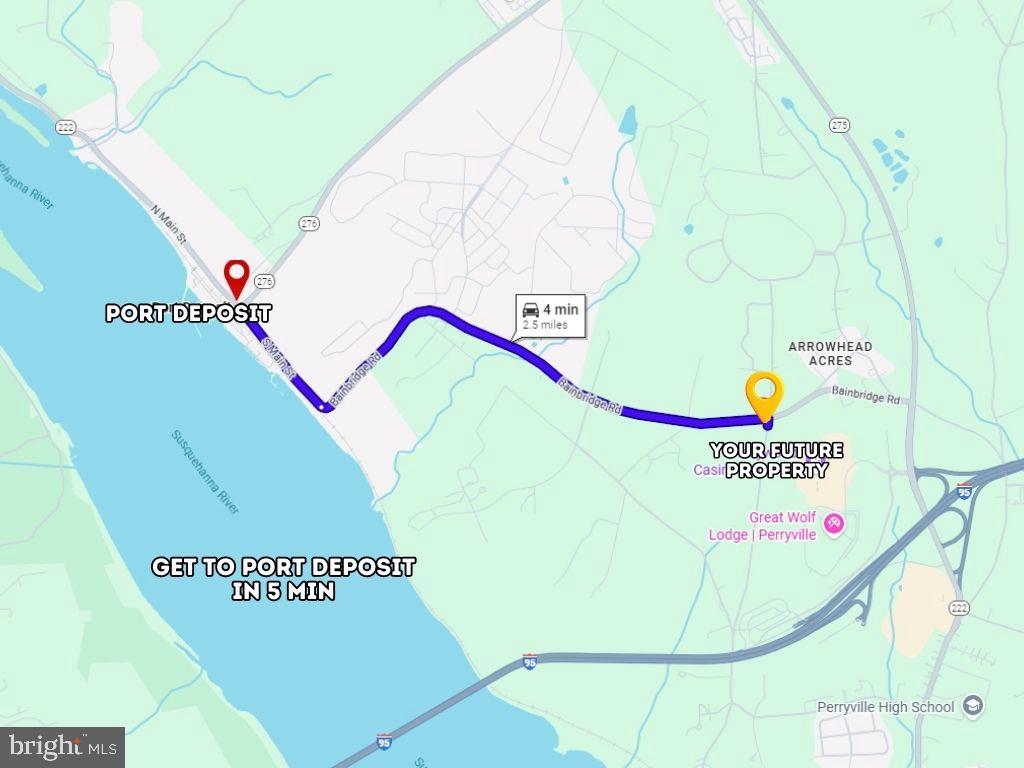 Bainbridge Rd Port Port Deposit, MD 21904 - Photo 4 of 5 a view of a wooden floor with windows