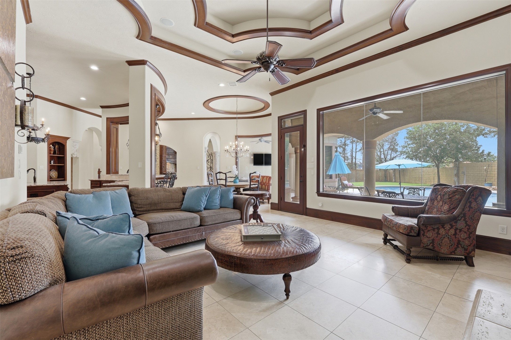14 Post Shadow Estate Drive Spring, TX 77389 - Photo 19 of 49 a living room with furniture and a large window