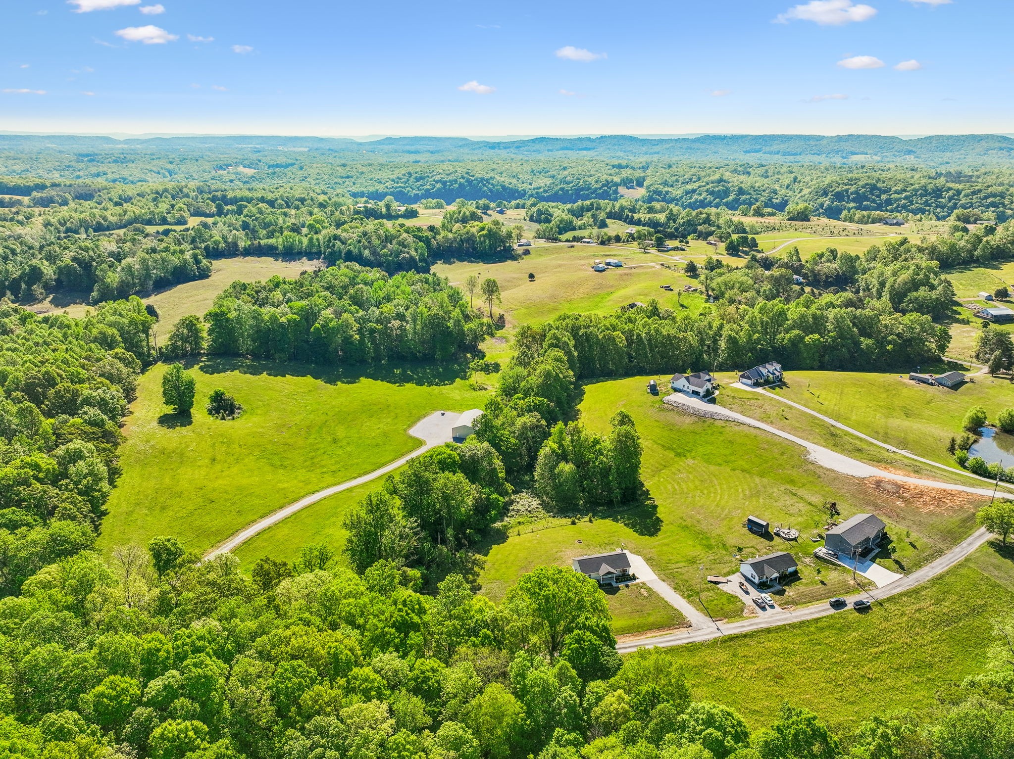 300 Still Point Road Smithville, TN 37166 - Photo 34 of 40 an aerial view of a house with a garden