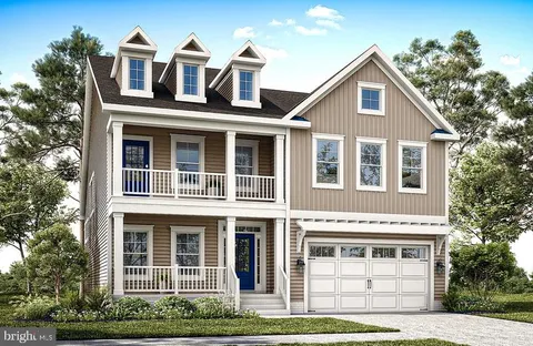 a front view of residential houses