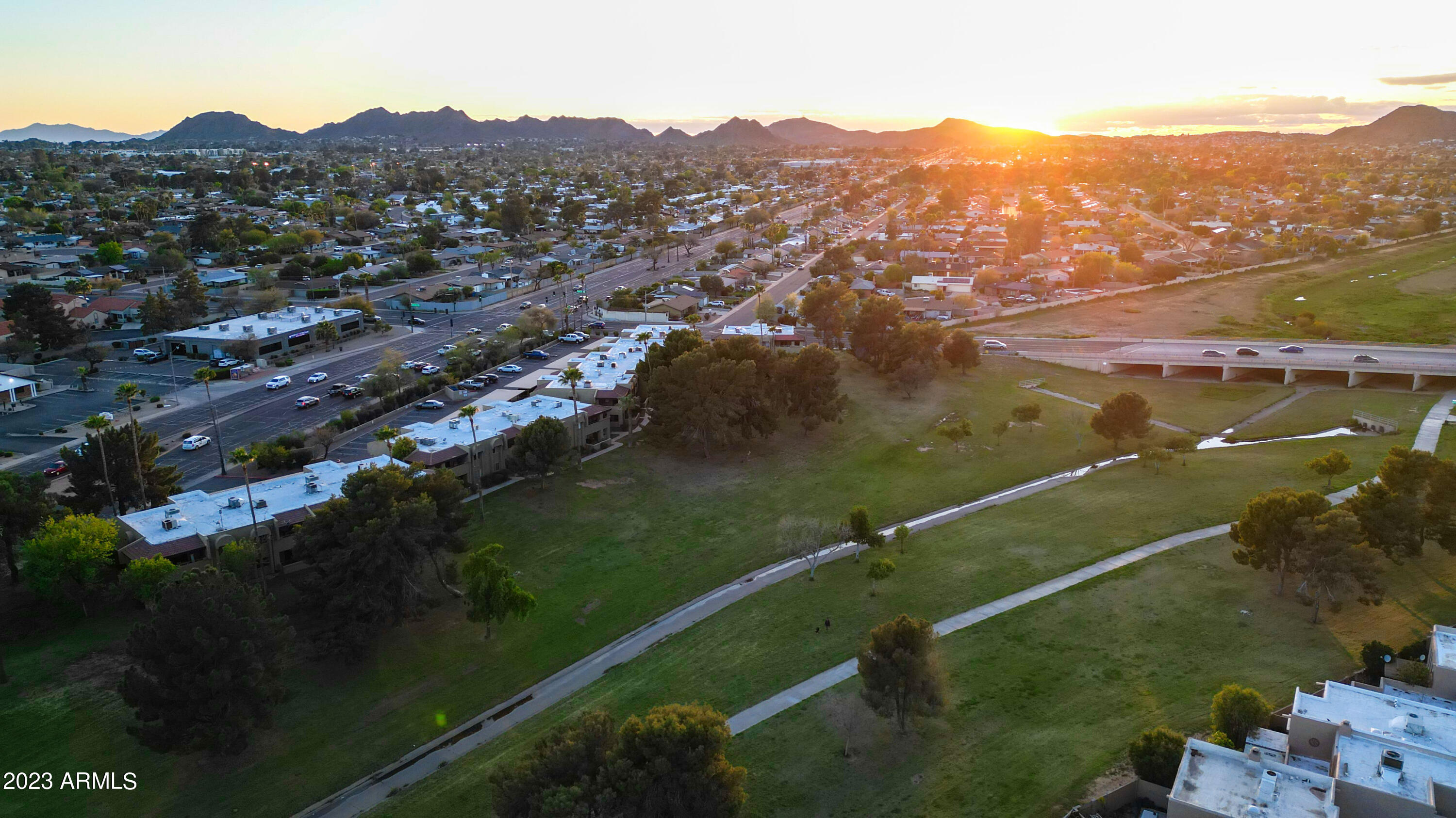 4050 East Cactus Road, Unit 104 Phoenix, AZ 85032 - Photo 15 of 29 Greenbelt behind Condo
