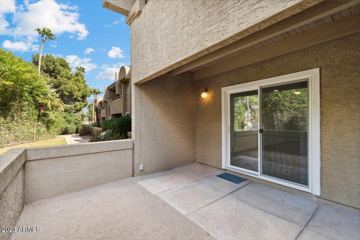 4050 East Cactus Road, Unit 104 Phoenix, AZ 85032 - Photo 24 of 29 Back patio
