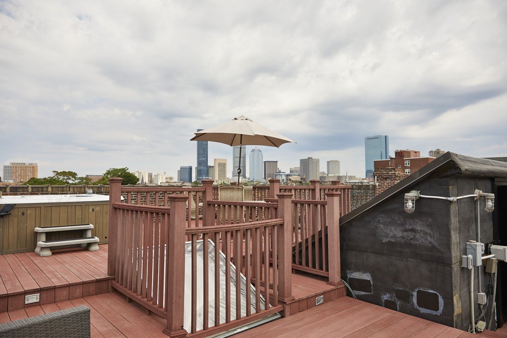 1920 Washington Street, Unit 6 Boston, MA 02118 - Photo 14 of 15 a view of a balcony with city view