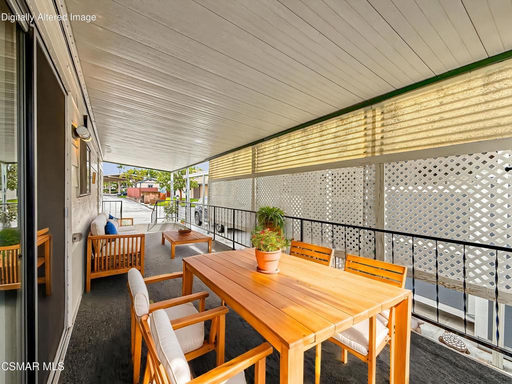 195 Tierra Rejada Road, Unit 116 Simi Valley, CA 93065 - Photo 22 of 36 a outdoor dining space with furniture