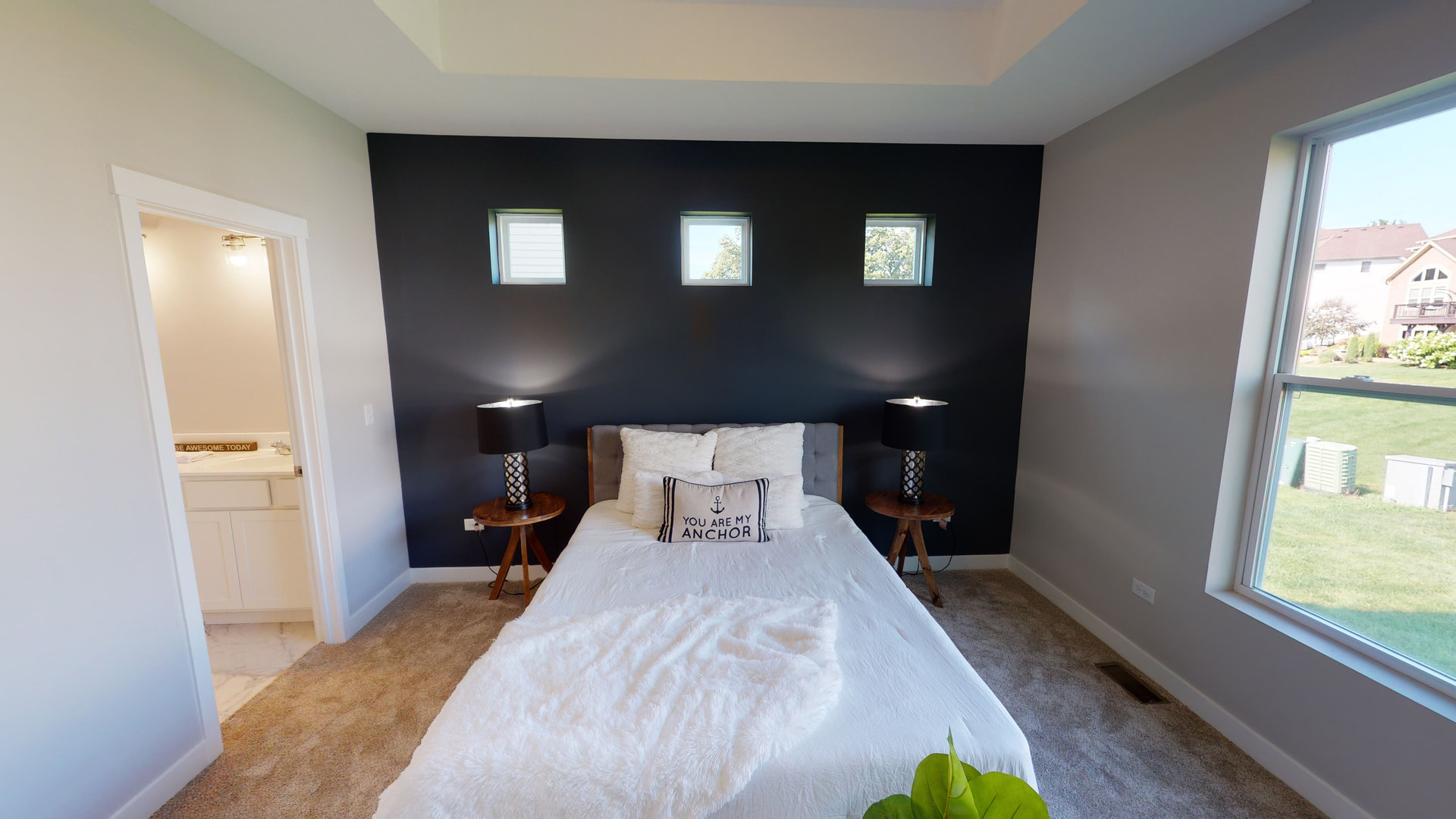 123 West Cache Isle Circle Channahon, IL 60410 - Photo 17 of 22 a bed room with a bed and a night stand