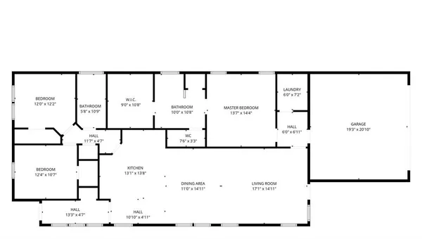 a picture of a floor plan