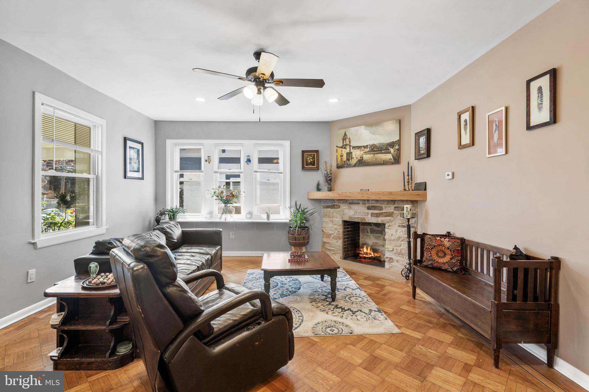 1118 Allston Road Havertown, PA 19083 - Photo 11 of 58 a living room with furniture fireplace and a window