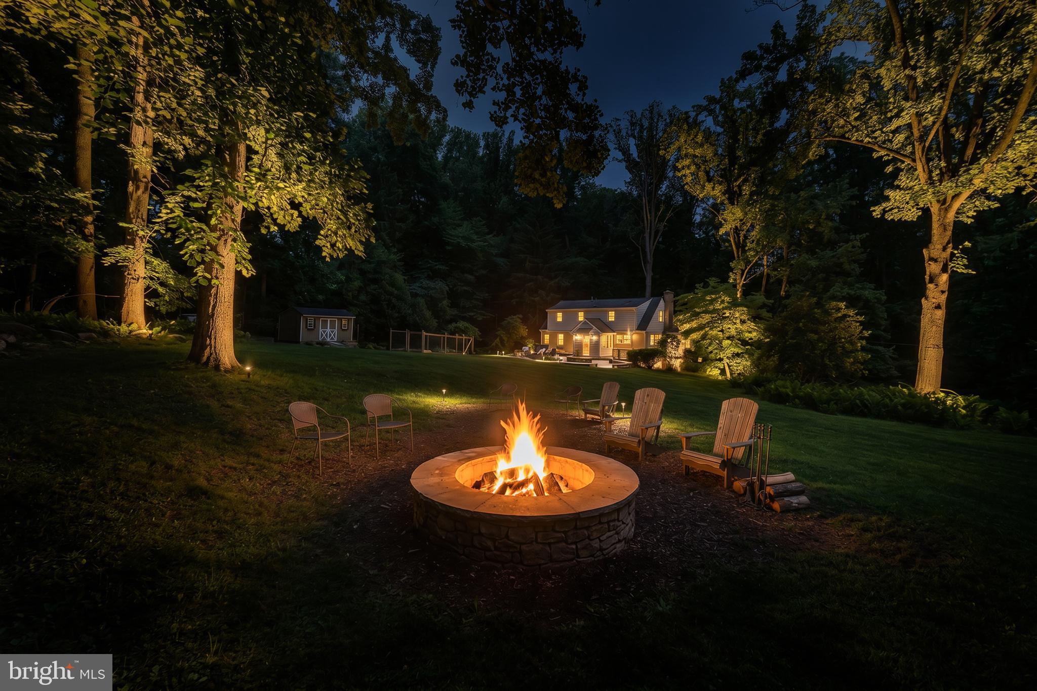 932 Westtown Road West Chester, PA 19382 - Photo 36 of 43 Fire pit in the backyard!
