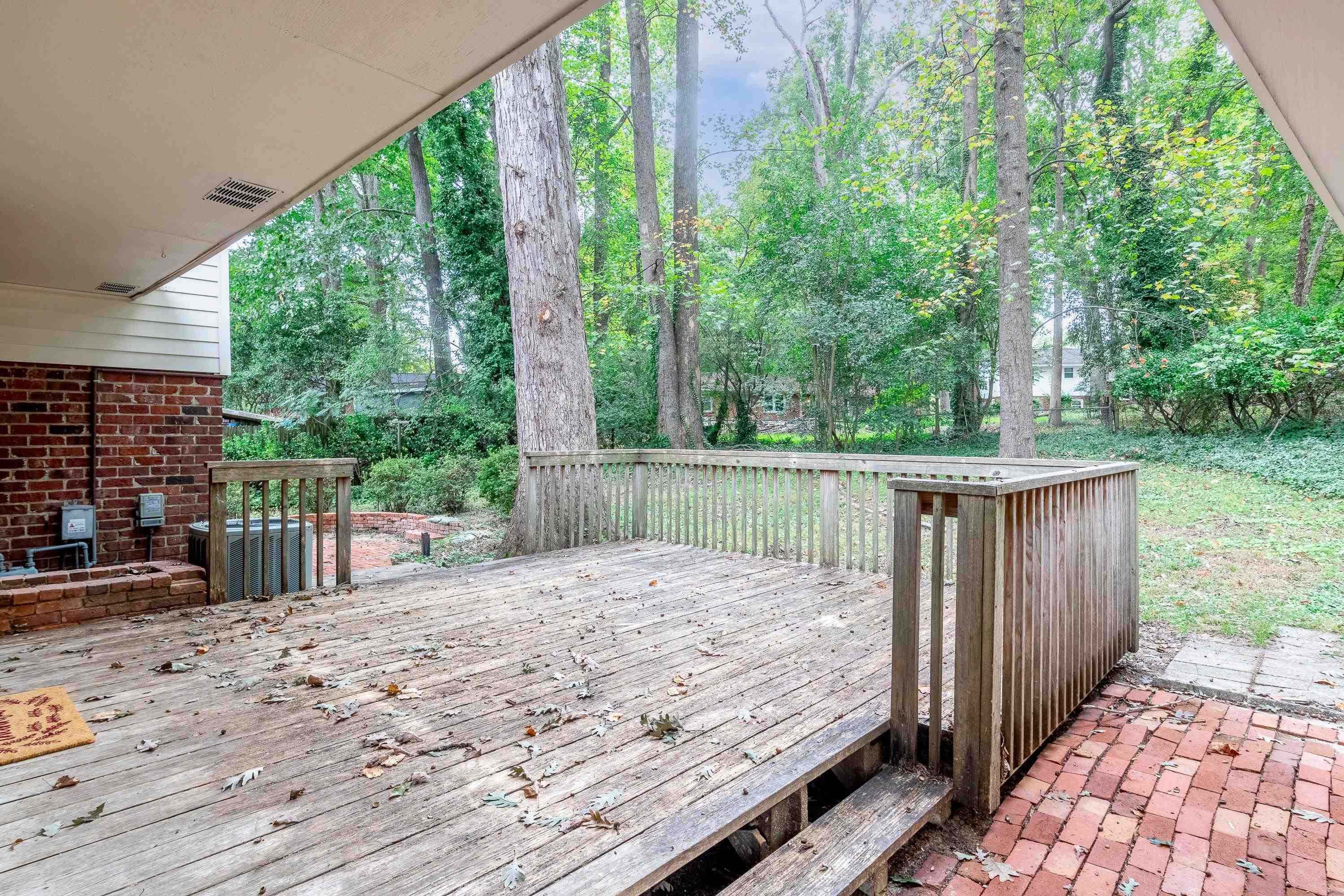 3316 Julian Drive Raleigh, NC 27604 - Photo 39 of 43 a view of a deck with a backyard