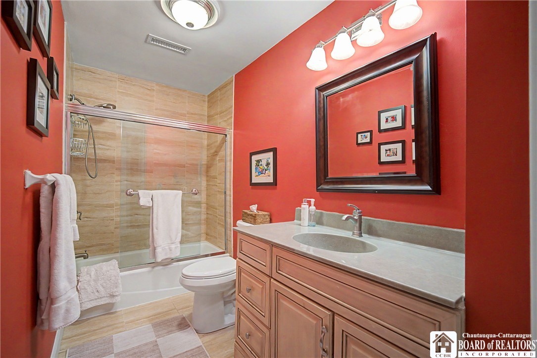 4128 Alm Road Ellery, NY 14712 - Photo 42 of 44 Full updated bath on the lower level