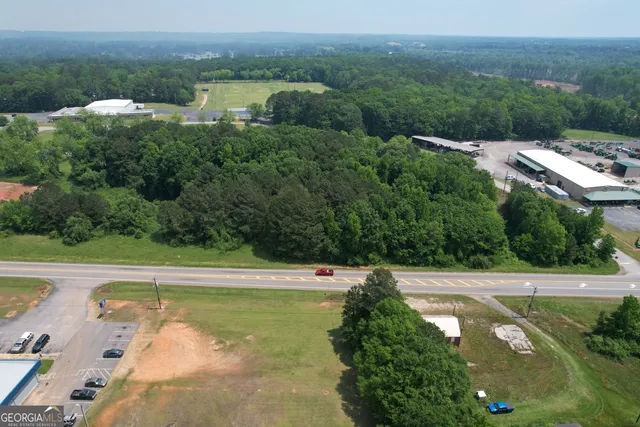 a view of a lake with a mountain and trees
