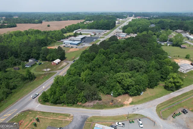 a view of a city from a balcony