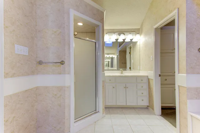 a view of ocean with trees