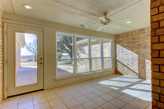 a view of a ocean with a beach