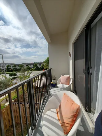 a view of balcony and deck