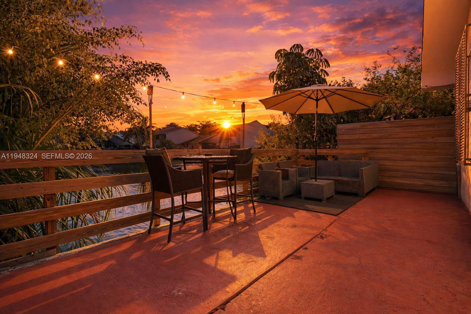 12241 Southwest 24th Terrace, Unit 39 Miami, FL 33175 - Photo 25 of 25 Your private deck with Amazing Lake views