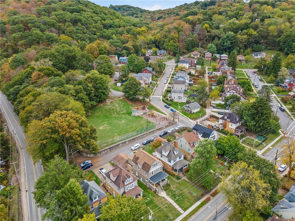 103 Main Street Ambridge, PA 15003 - Photo 47 of 49 an aerial view of residential houses with outdoor space