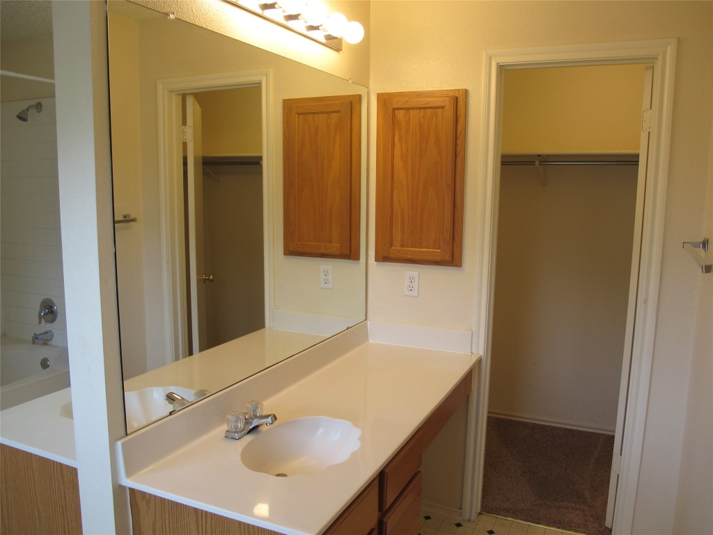 2011 Jasper Lane Cedar Park, TX 78613 - Photo 29 of 40 a bathroom with a sink and a mirror