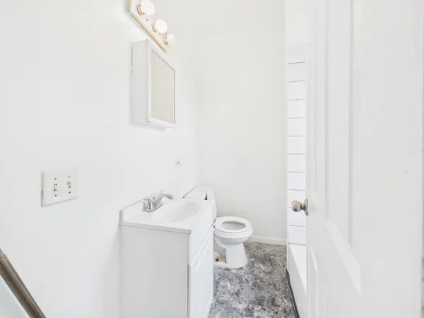 a view of parking garage