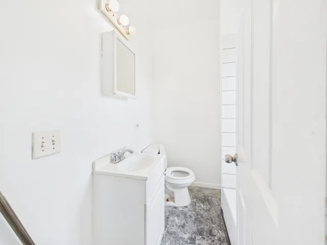 a view of parking garage