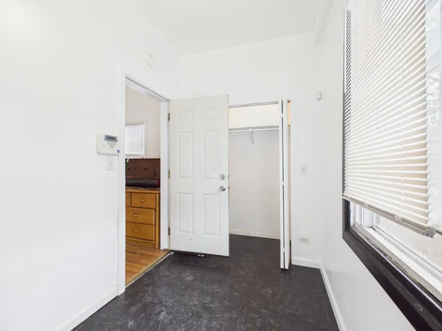 a view of a room with door