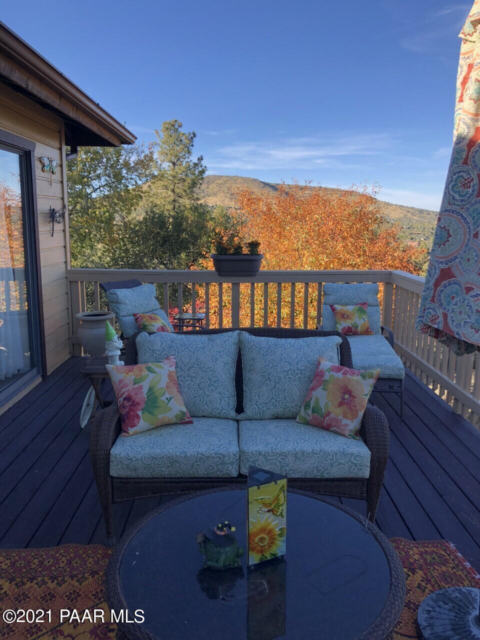 2549 Shadow Valley Ranch Road Prescott, AZ 86305 - Photo 16 of 91 Deck Autumn looking N