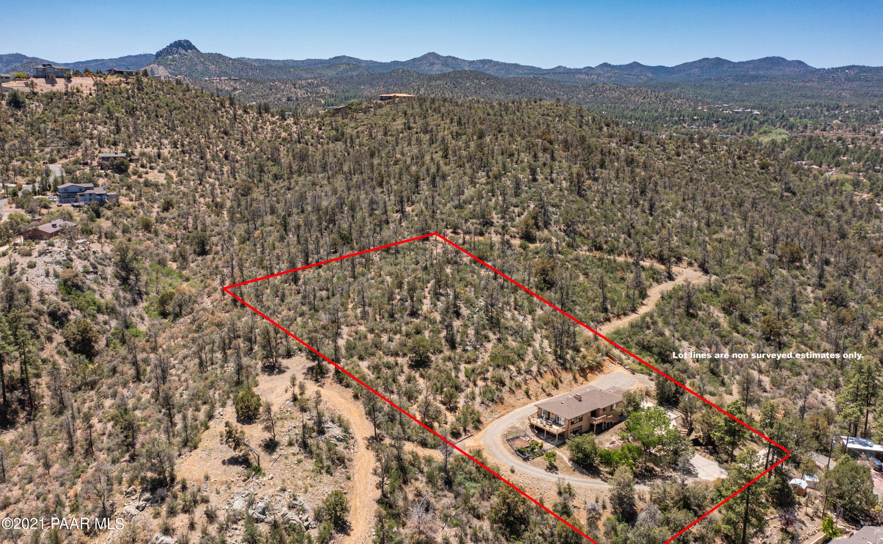 2549 Shadow Valley Ranch Road Prescott, AZ 86305 - Photo 6 of 91 Aerial view looking SW