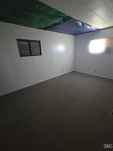 a view of a livingroom with a window