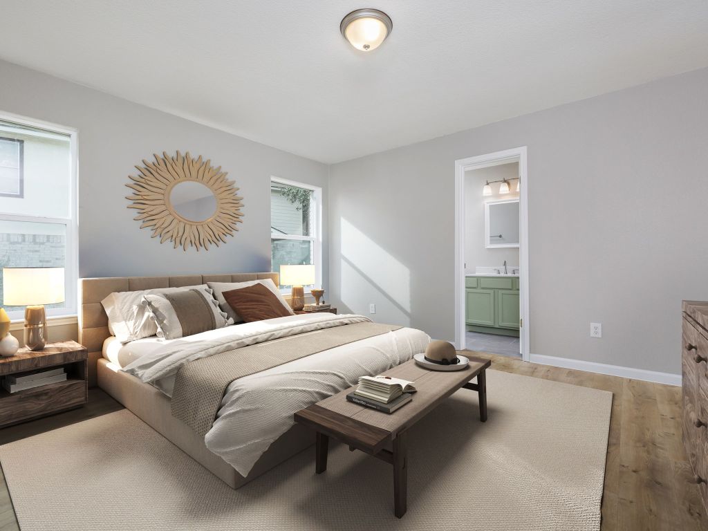 3628 Windhill Loop Round Rock, TX 78681 - Photo 16 of 24 a bedroom with a bed and a window