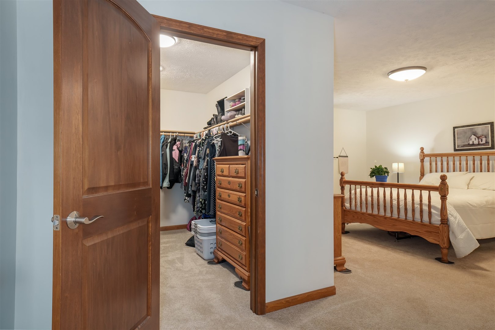 704 Franklin Way Pontiac, IL 61764 - Photo 11 of 39 a view of a hallway with a bedroom