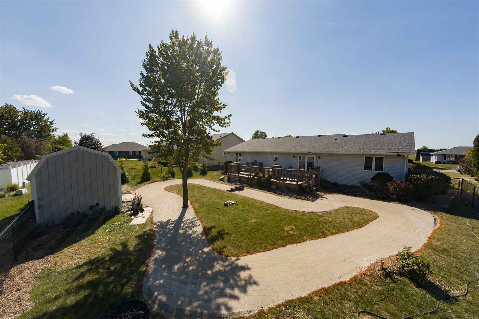 704 Franklin Way Pontiac, IL 61764 - Photo 35 of 39 a view of a backyard